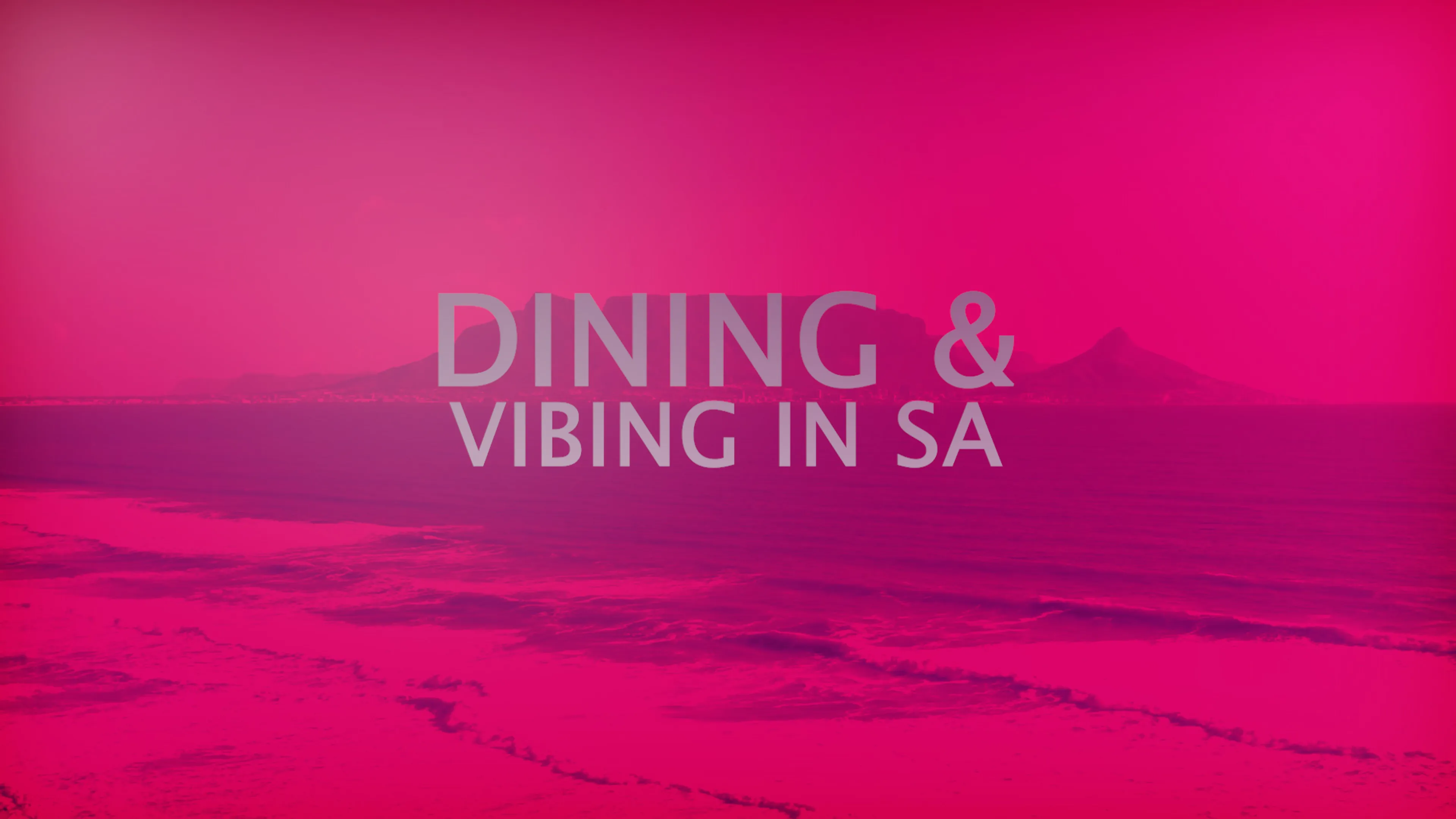 Dining and Vibing in SA poster